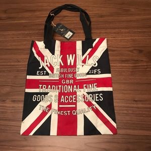 Jack Wills Cotton Tote Bag NWT